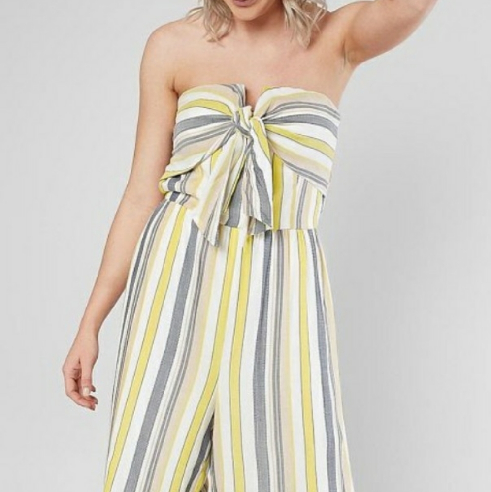 Day Trip Strapless Jumpsuit